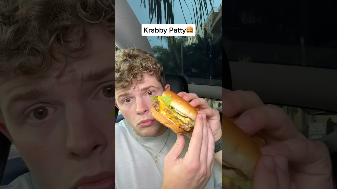 Eating Wendy’s NEW SpongeBob Krabby Patty Meal For The Day!