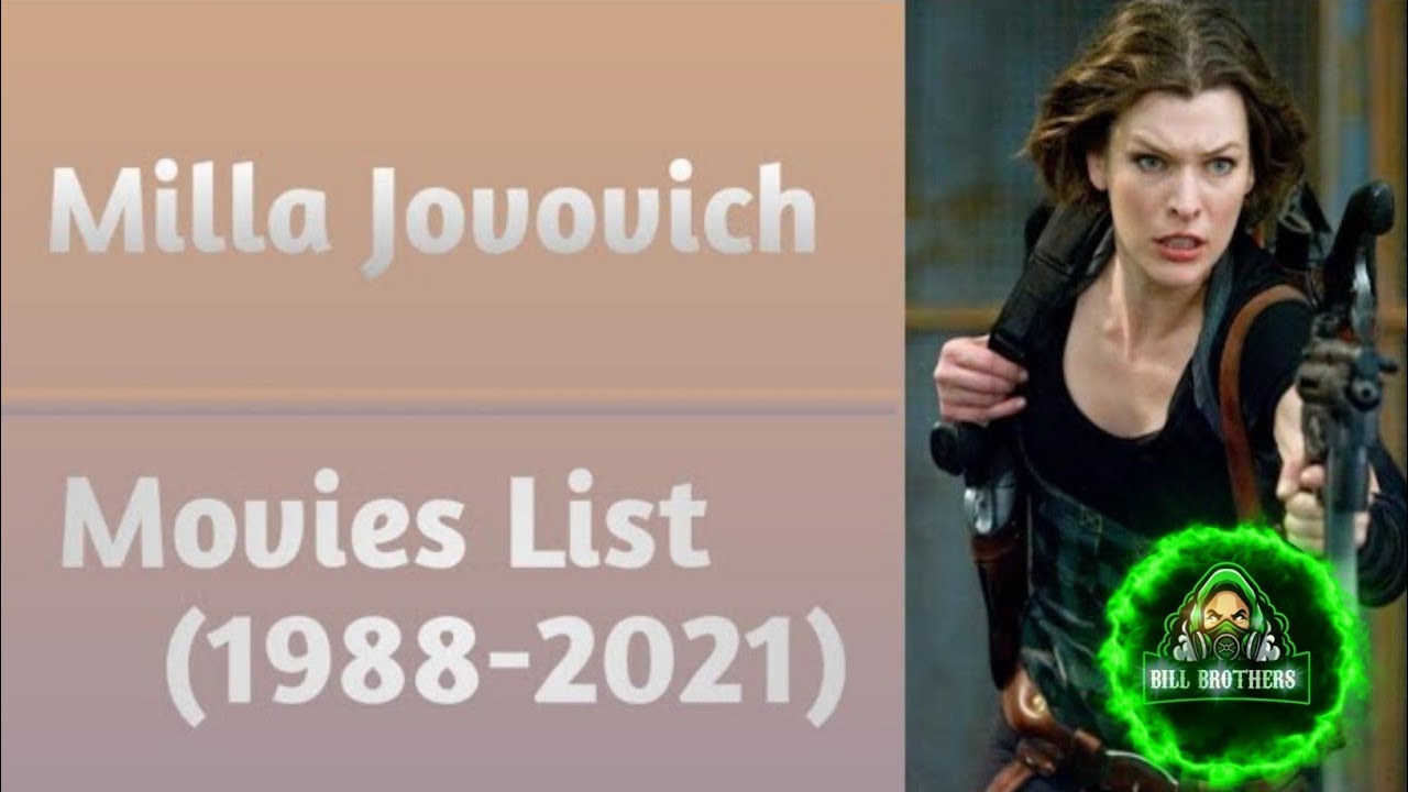 Milla Jovovich All Movies List (1988-2021) #therookies#futureworld #residentevil #themessenger#kuffs