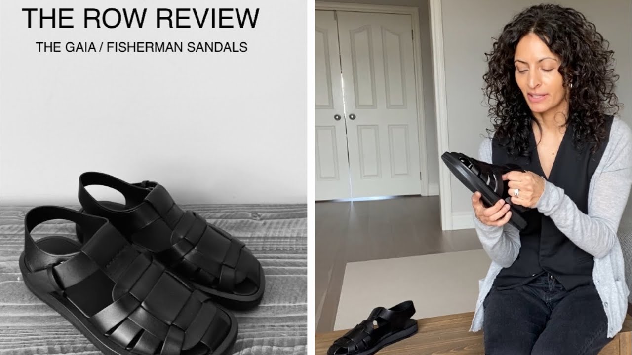 REVIEW - The Row Gaia / Fisherman caged sandals review. Fit/sizing, price, how to style.