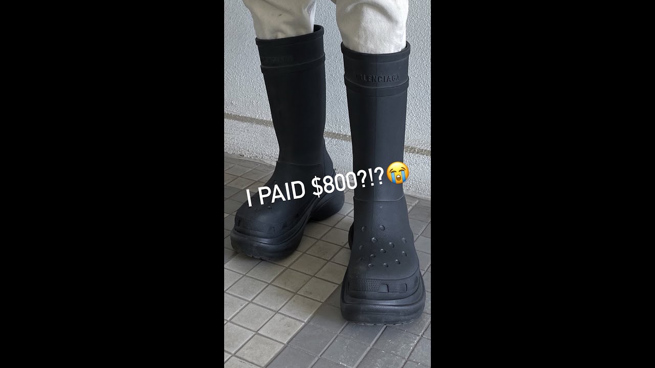 INSIDE LOOK AT $800 BALENCIAGA x CROCS!!! #shorts