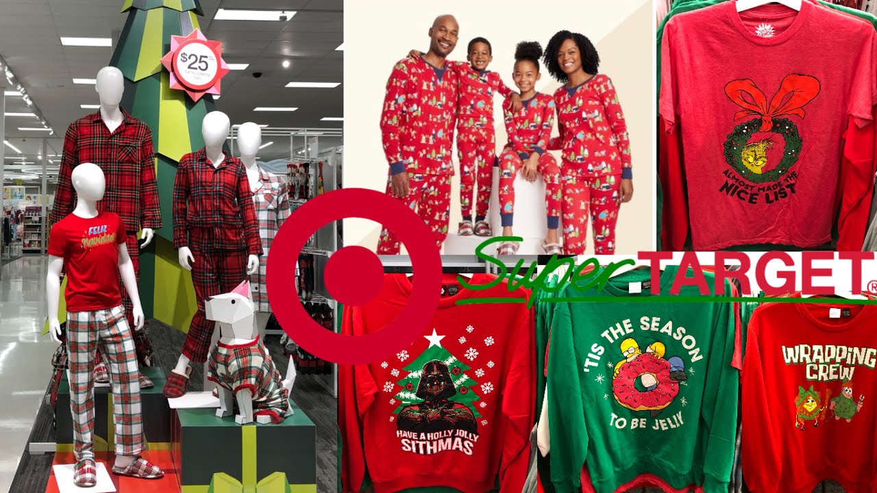 TARGET SHOP WITH ME *NEW CHRISTMAS FAMILY MATCHING PAJAMAS & SLIPPERS & ROBES AND MORE🎄2022