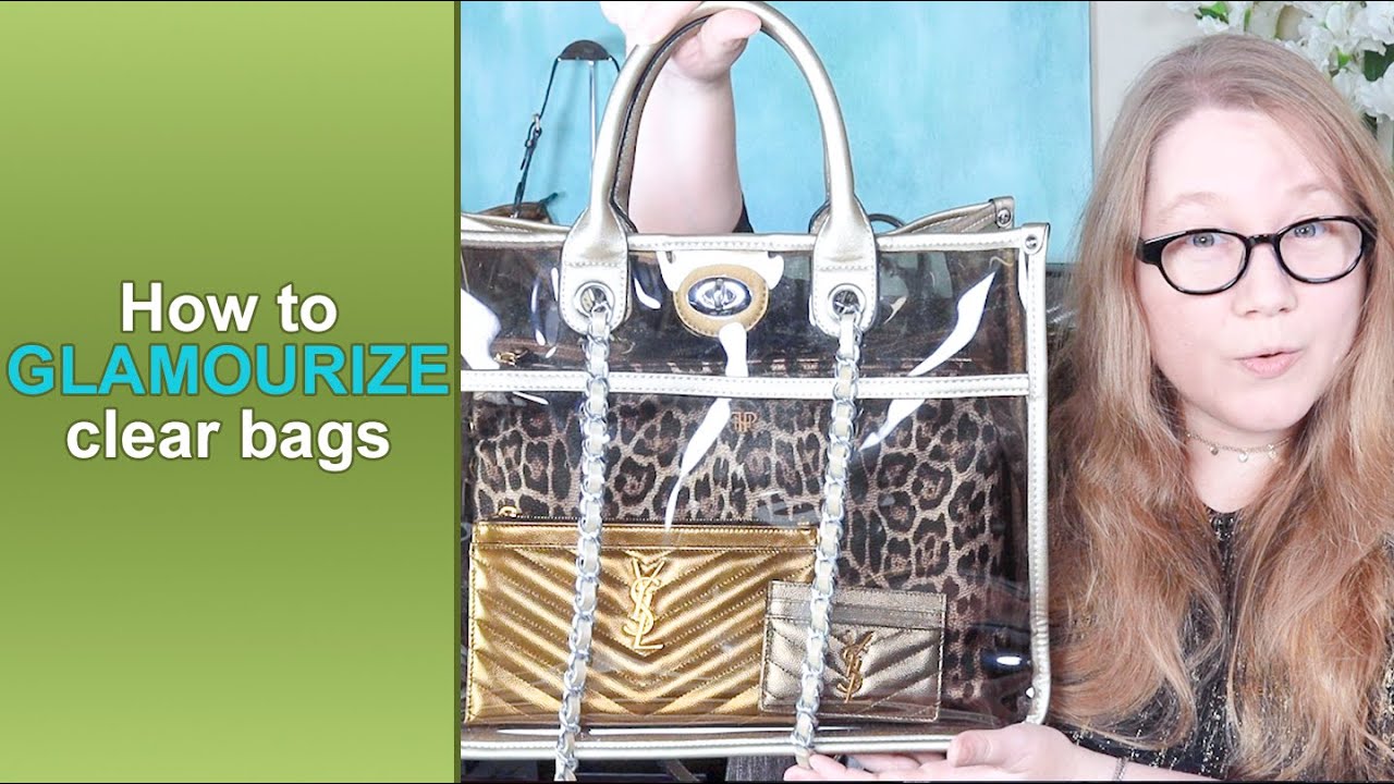 How to GLAMOURIZE Clear Bags || Autumn Beckman