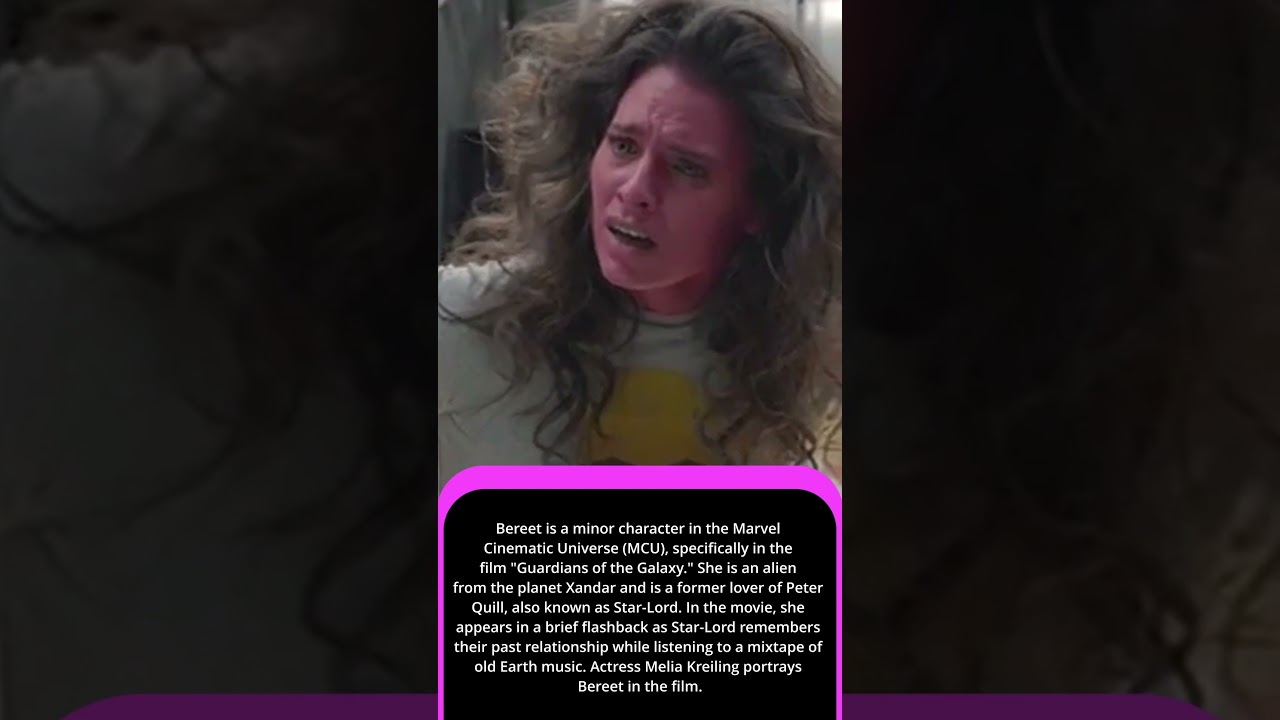 WHO IS...MCUs Bereet (Melia Kreiling) #ai #mcu #guardiansofthegalaxy #chatgpt #marvel