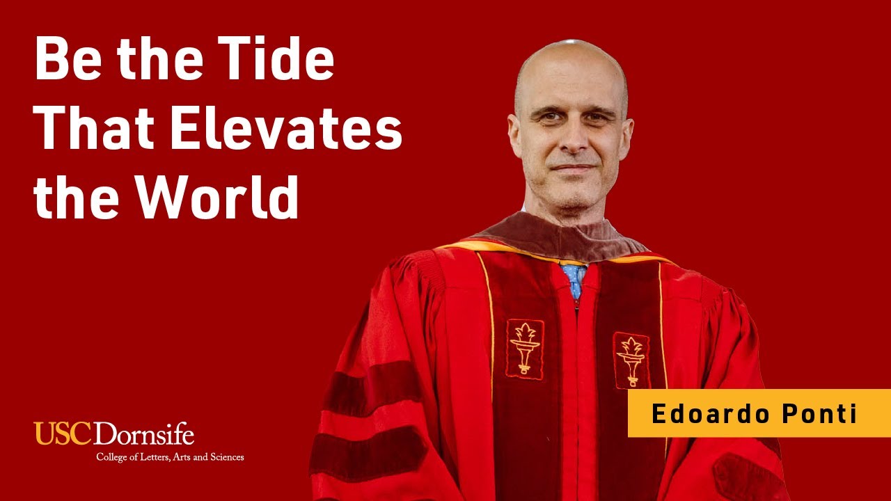 Filmmaker Edoardo Ponti to 2023 USC Dornsife Graduates on Hope, Trusting Instincts