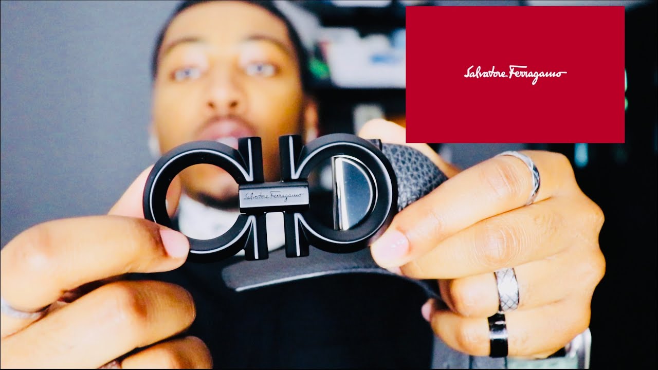 FERRAGAMO BLACK BUCKLE REVERSIBLE LEATHER BELT | TRY ON + REVIEW‼️