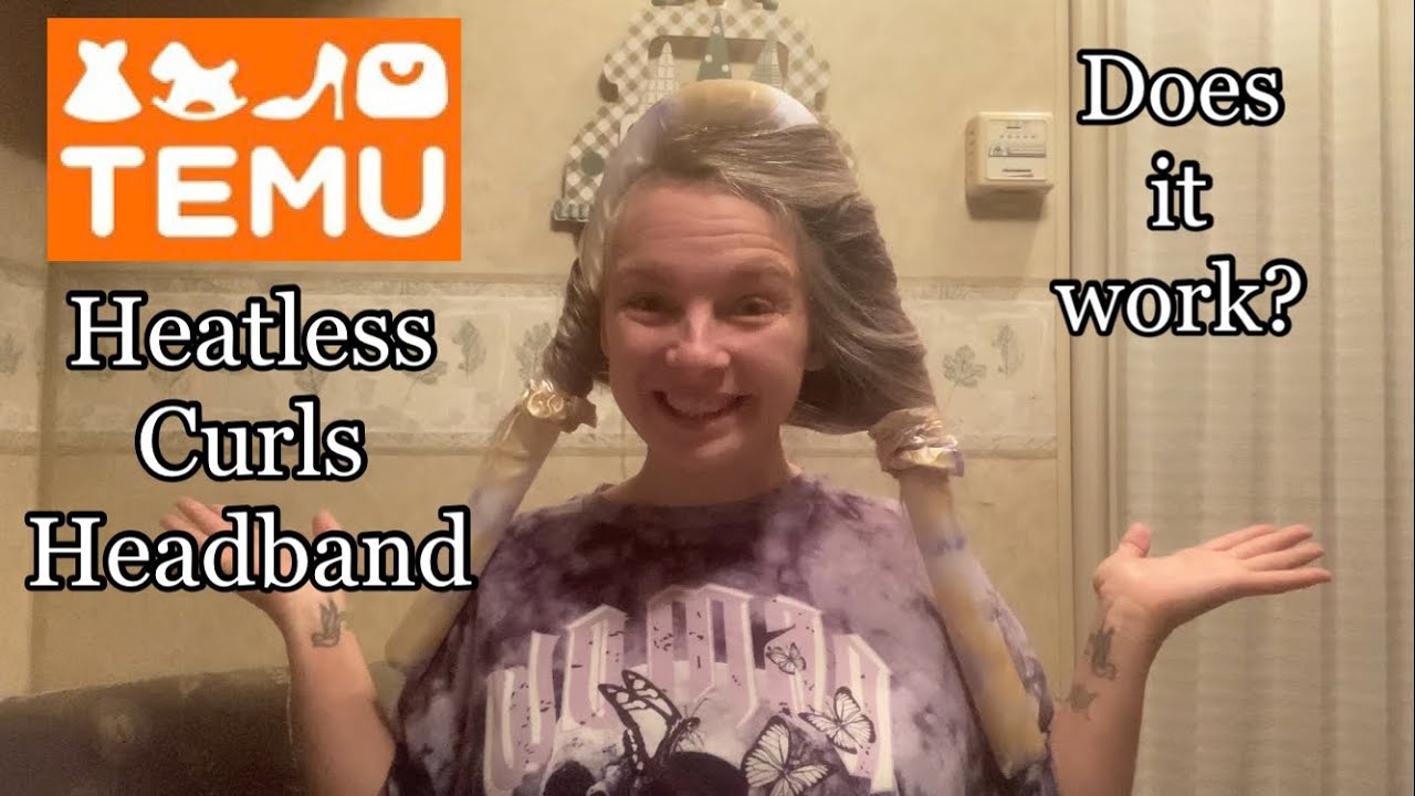 Heatless Curls Headband From Temu - Does It Work?