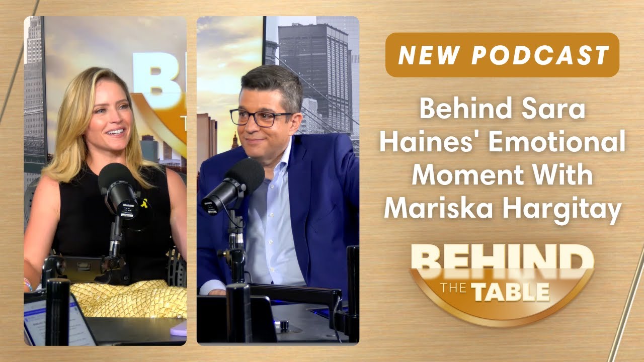 Behind Sara Haines' Emotional Moment With Mariska Hargitay | Behind the Table