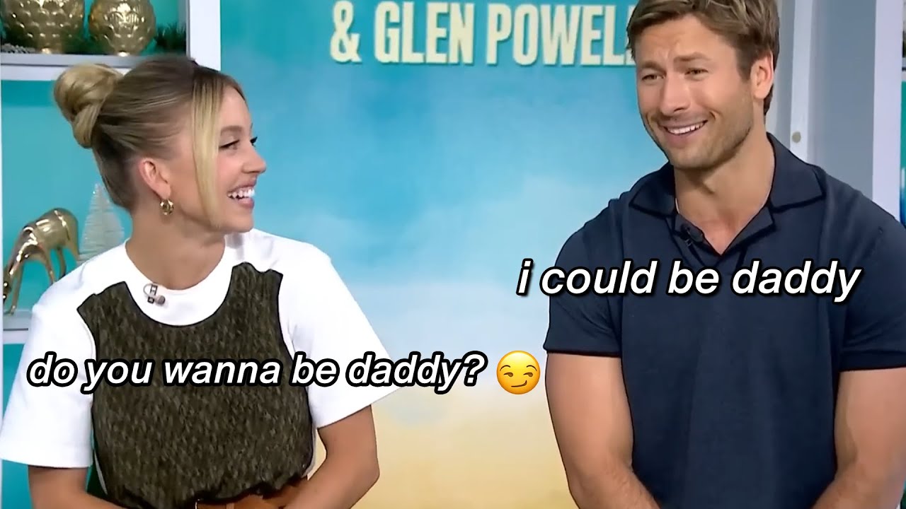 Sydney Sweeney and Glen Powell being the perfect romcom duo for 5 minutes