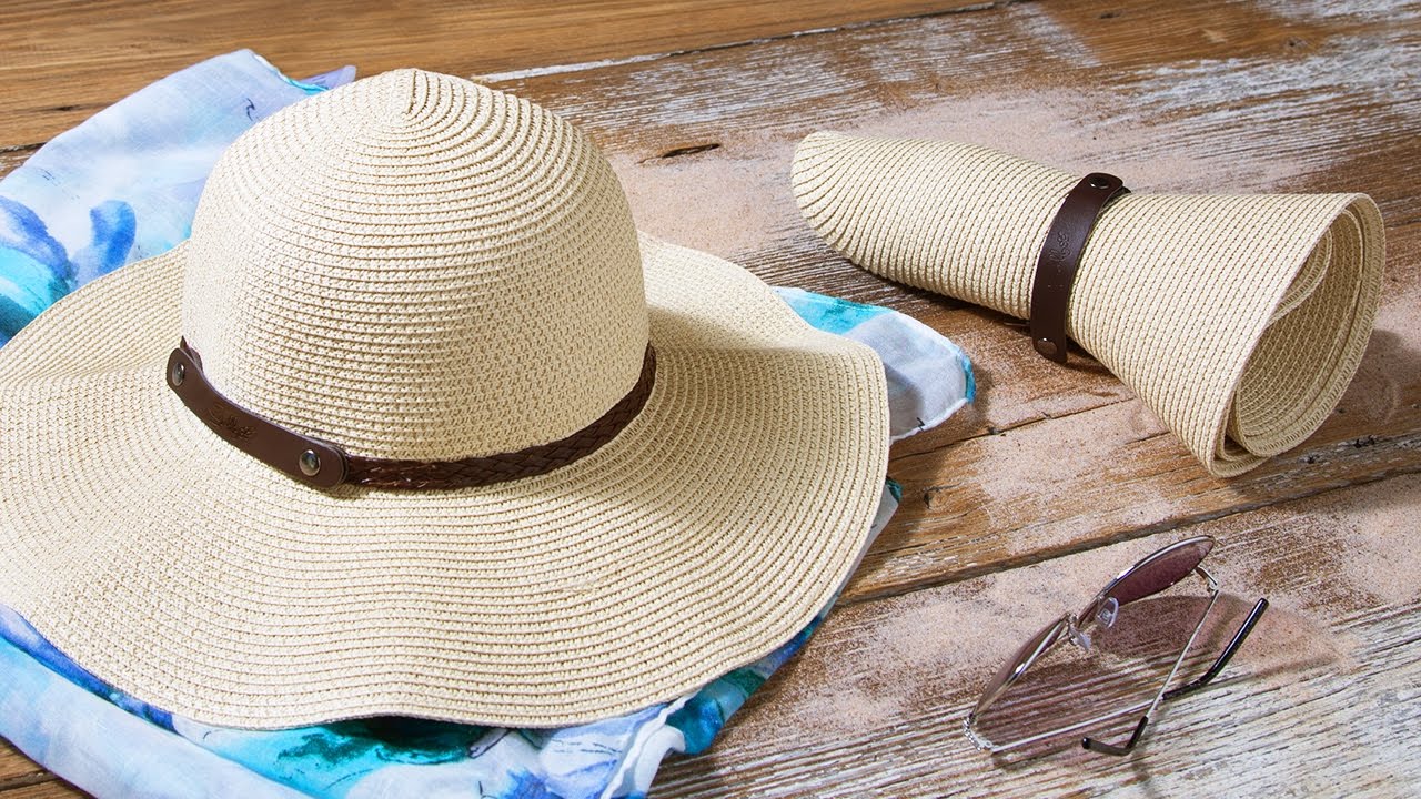 How do you pack a sun hat?