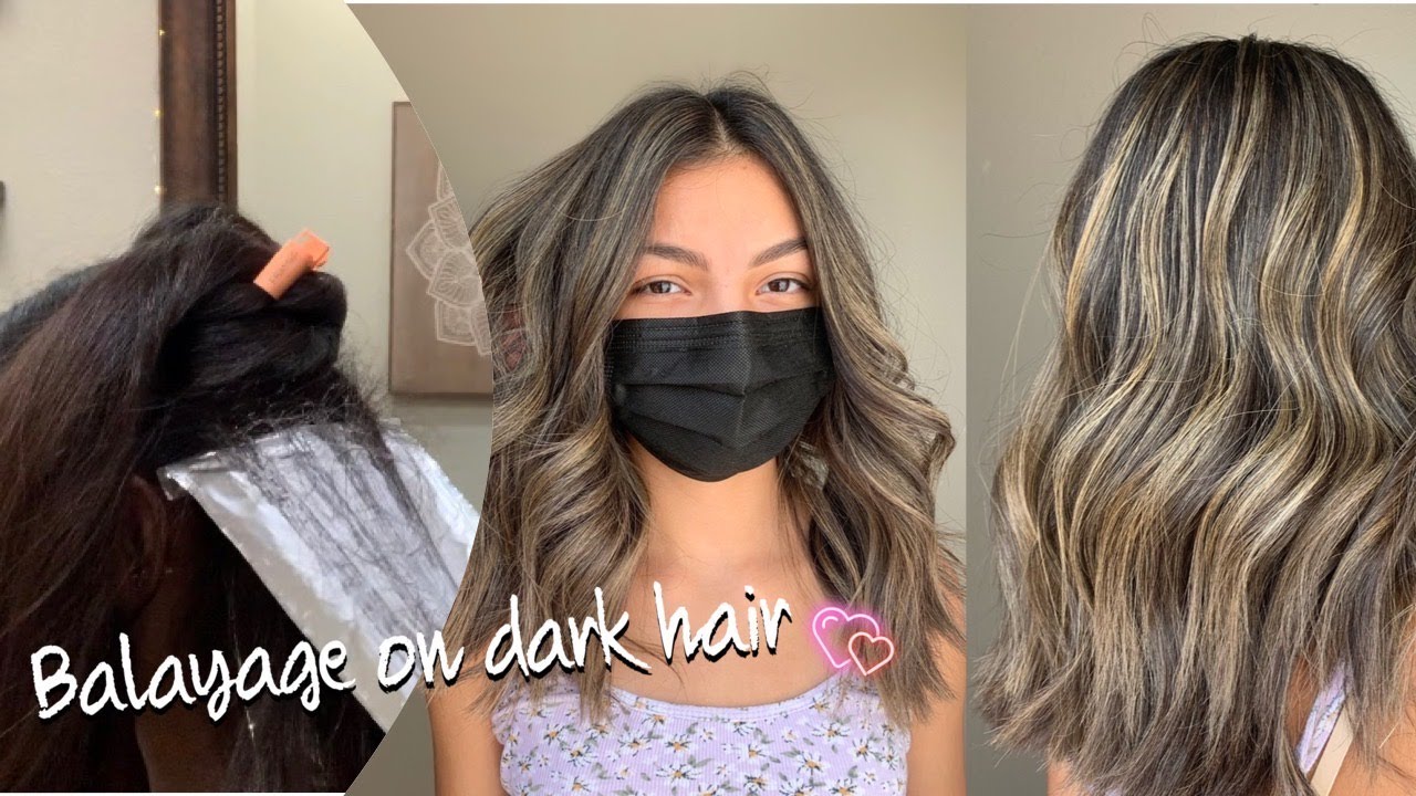 Balayage on Virgin Dark Hair! | Goldwell | Redken | Balayage Highlights