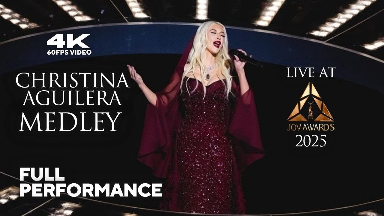 [4K 60FPS] Christina Aguilera - Opening + Medley (Live at Joy Awards 2025) [Full Performance]