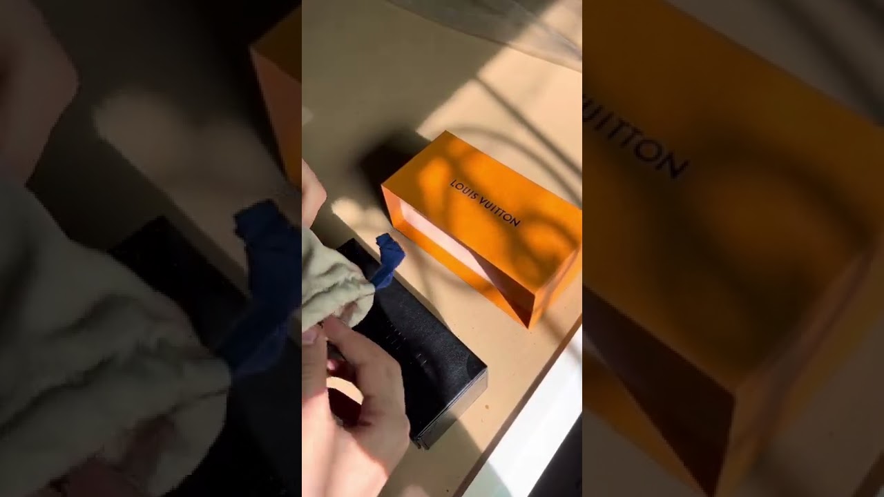 Inboxing of Louis Vuitton glasses 🧡🧡💛#louisvuitton