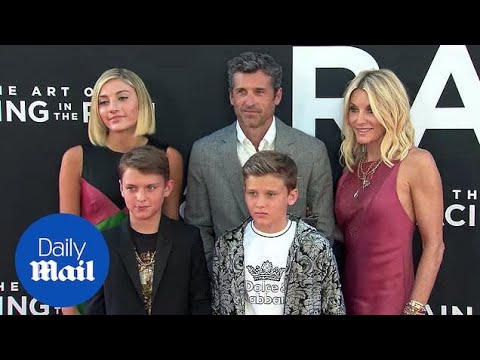 Patrick Dempsey joins wife and children at film premiere in LA