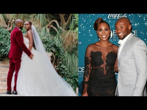 ISSA RAE & LOUIS DIAME DURING WEDDING VIDEO, marriage