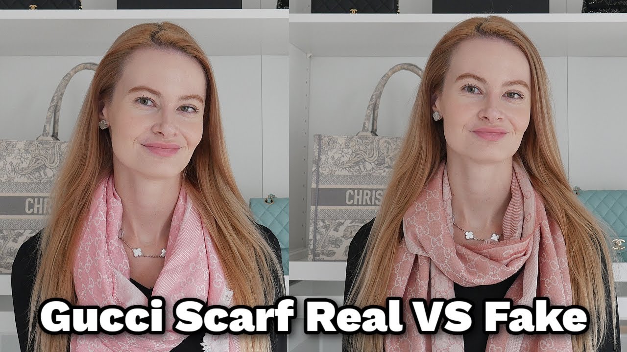 Gucci Scarf Real VS Fake ❌ || Learn How To Spot The Differences