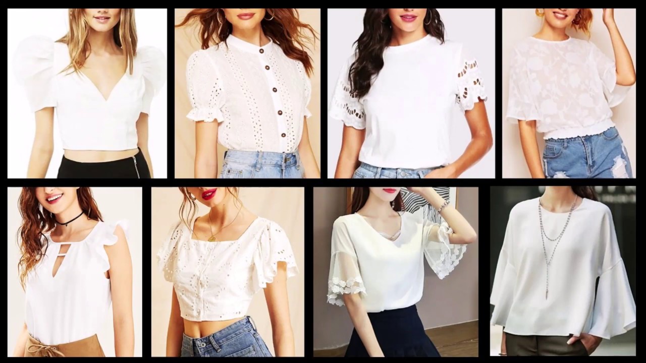 White Blouse Outfit Ideas For Ladies