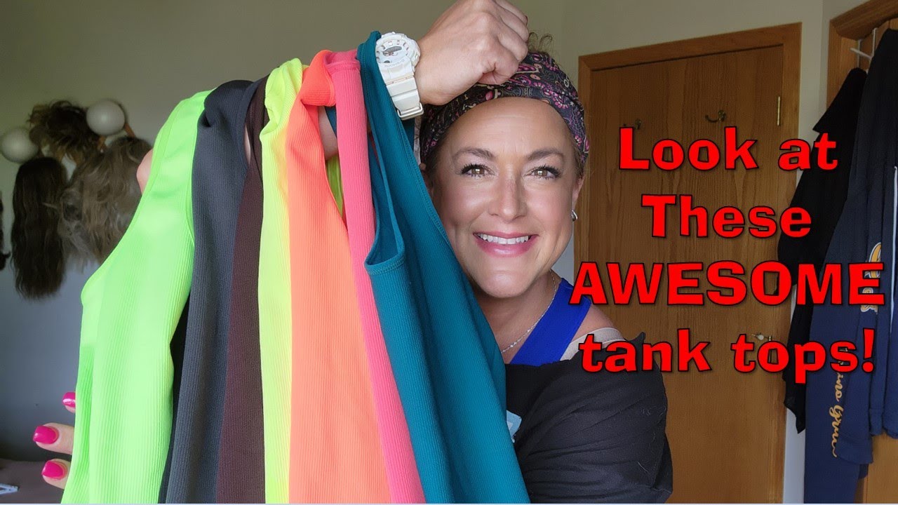 TANK TOP HAUL | Amazon racerback tank tops-  FAVORITE item of clothing! | Awesome base layer! REVIEW