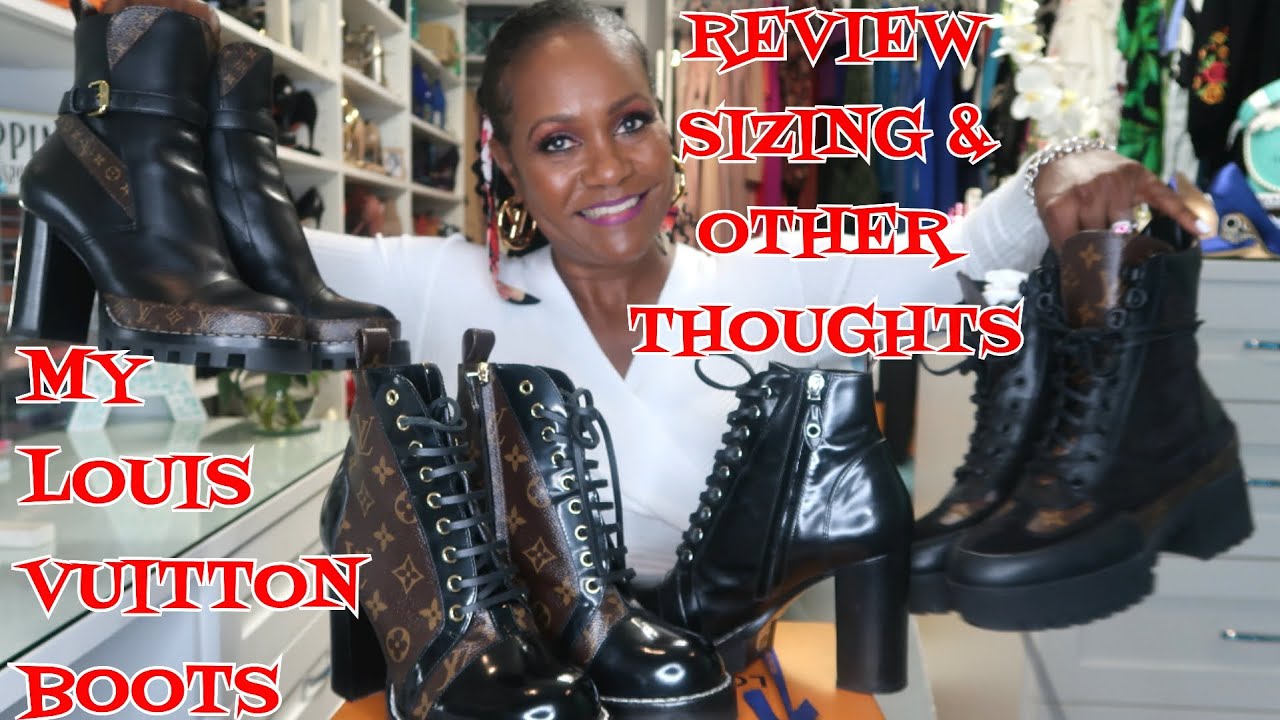 MY LOUIS VUITTON BOOTS(STAR TRAIL & LAUREATE DESERT BOOTS)~REVIEW, SIZING, CARE, MY THOUGHTS, ETC