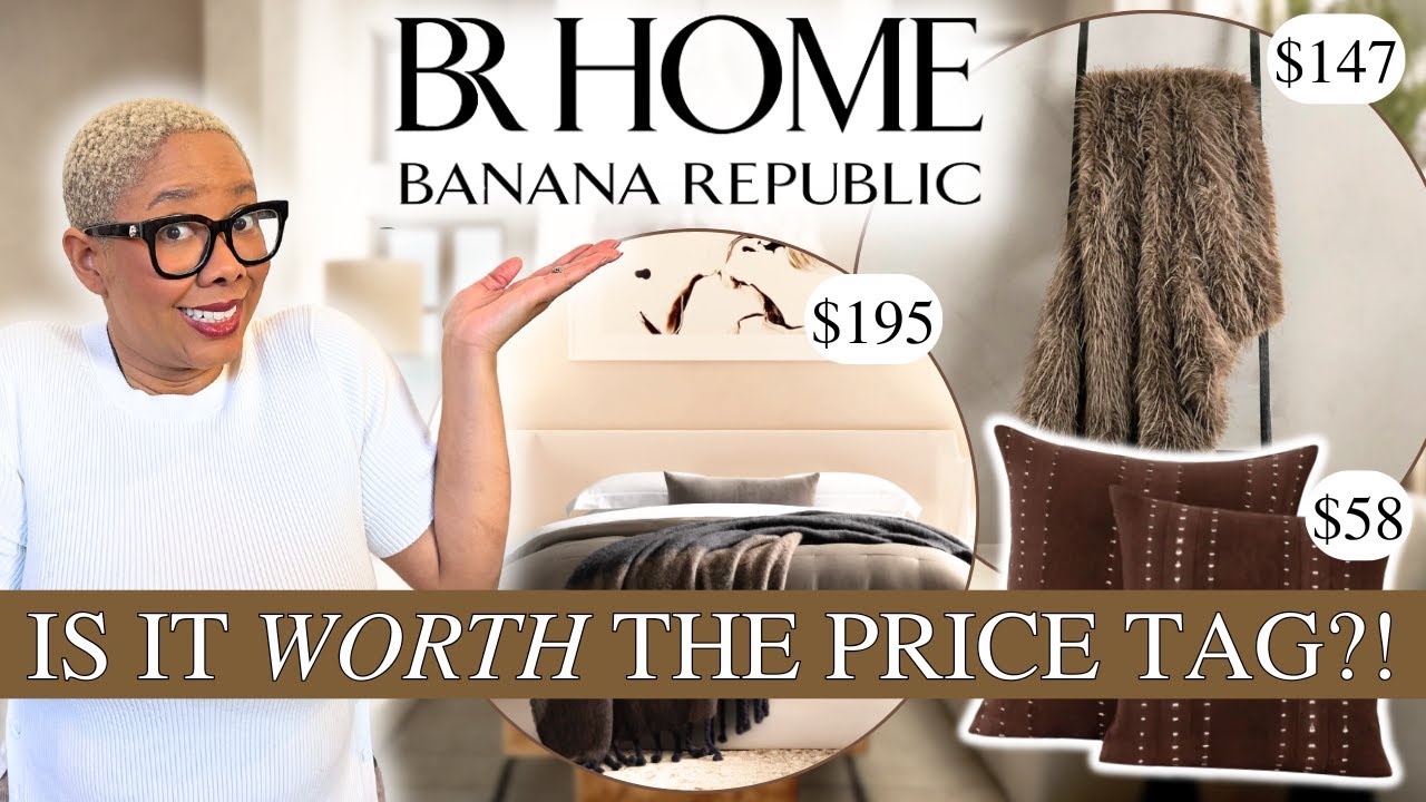 Is Banana Republic Home Worth the Price? Trying The 🔥 Hottest 🔥 Home Stores So You Don't Have To!