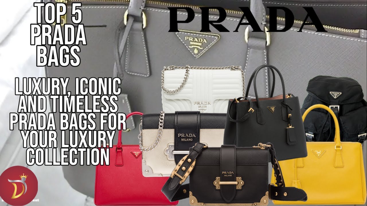 5 Best PRADA BAGS Worth The Investment *Best Selling* (Luxury Bag Collection)