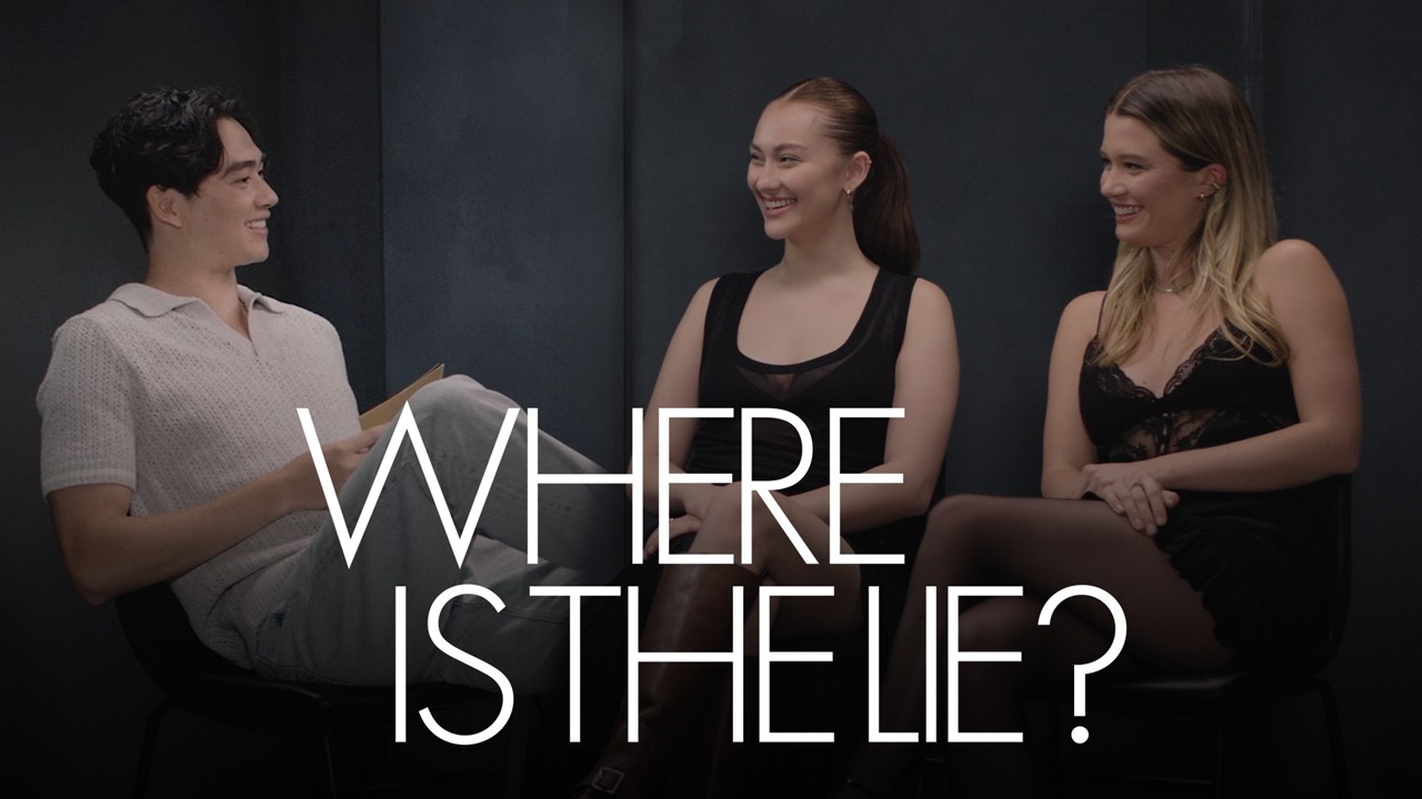 Lola Tung, Sean Kaufman & Rain Spencer Take Turns in the Hot Seat | Where Is The Lie? | ELLE