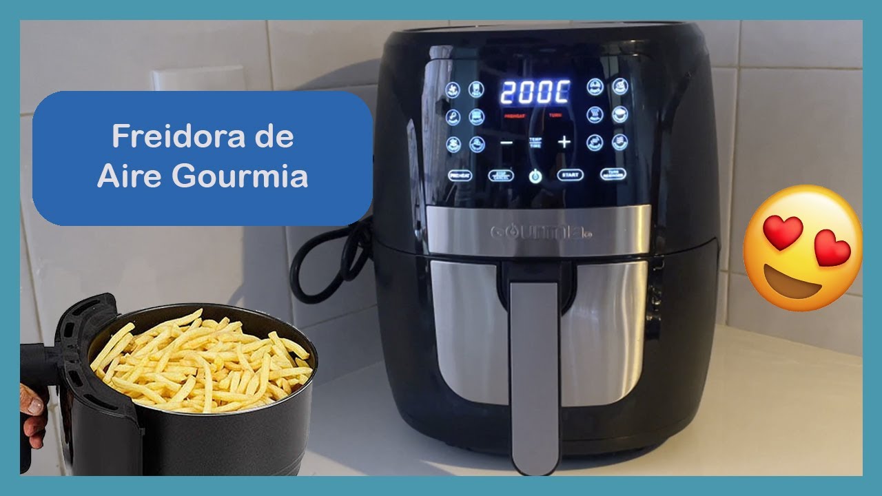 Review Freidora De Aire Gourmia 5.7 L Español I Cómo Se Usa