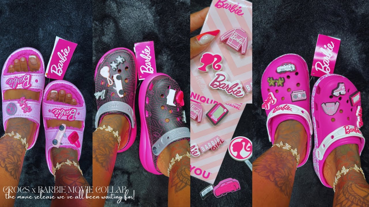CROCS x BARBIE THE MOVIE COLLAB UNBOXING | FT. THREE PAIRS & BARBIE JIBBITZ PACK | LIMITED EDITION