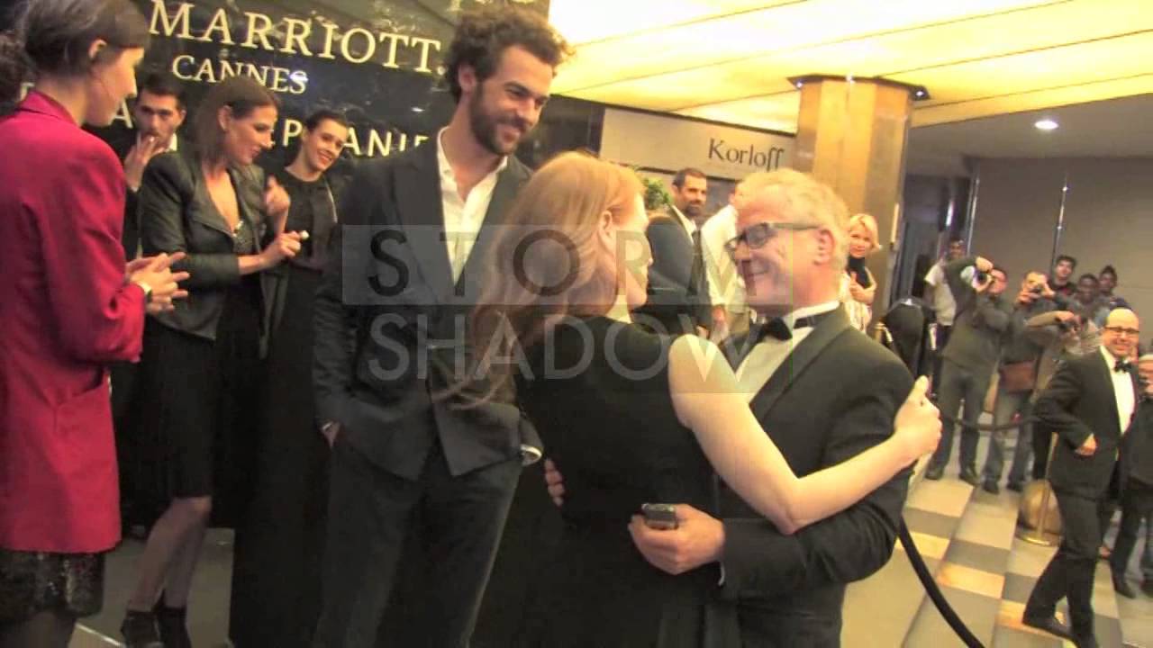 Jessica Chastain with her boyfriend Gian Luca Passi de Preposulo at "Blood Ties" Party in Cannes