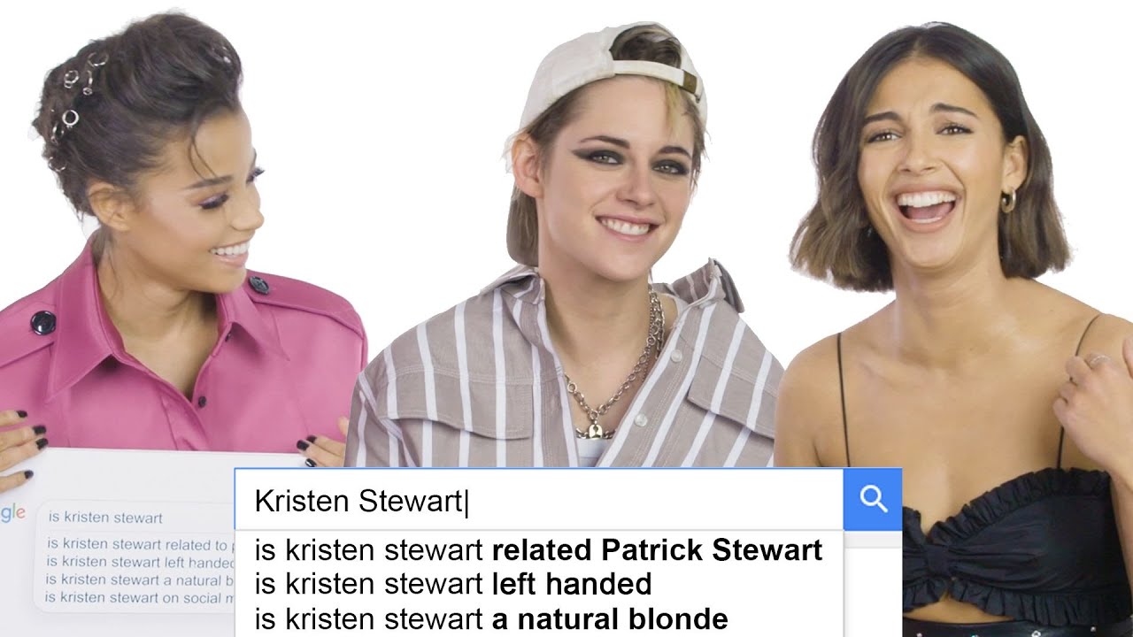 Kristen Stewart, Naomi Scott, and Ella Balinska Answer the Web's Most Searched Questions | WIRED