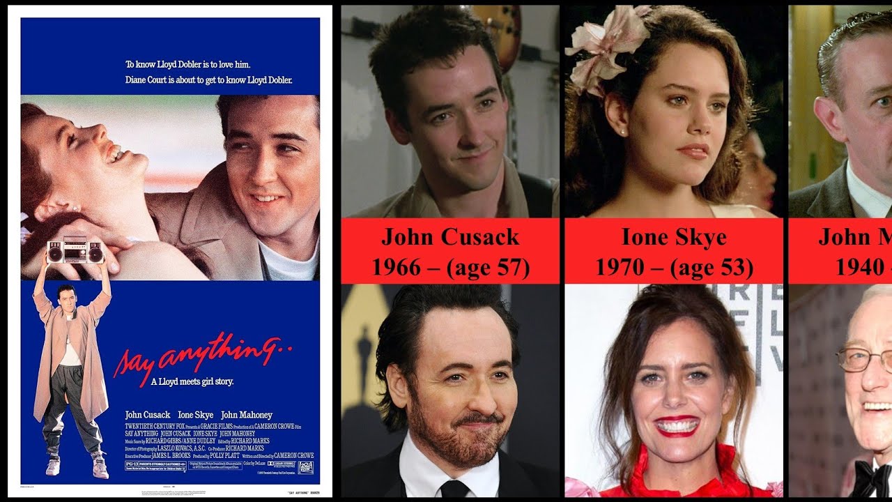 Say Anything Cast (1989) | Then and Now