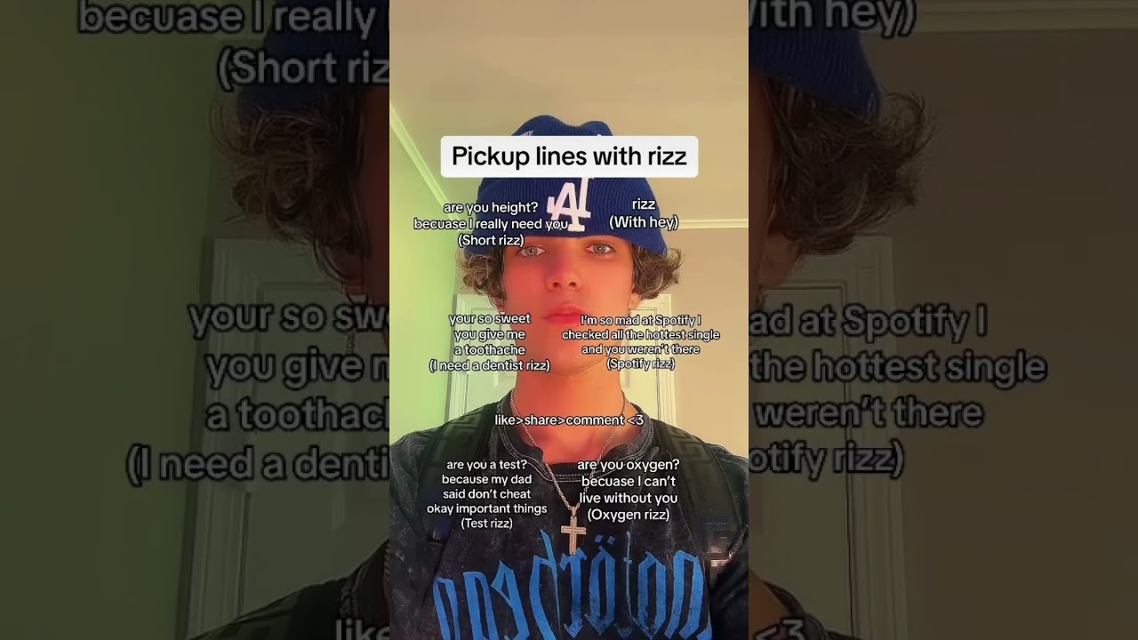Pickup lines with rizz