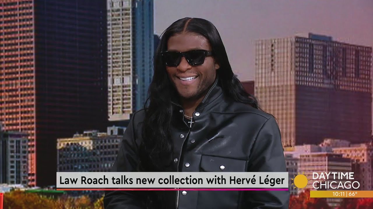 Law Roach talks new collection with Hervé Léger