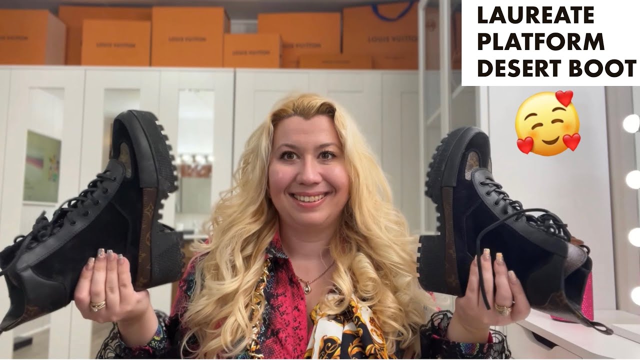 Louis Vuitton Laureate Desert Boots | best lv boots  ever !