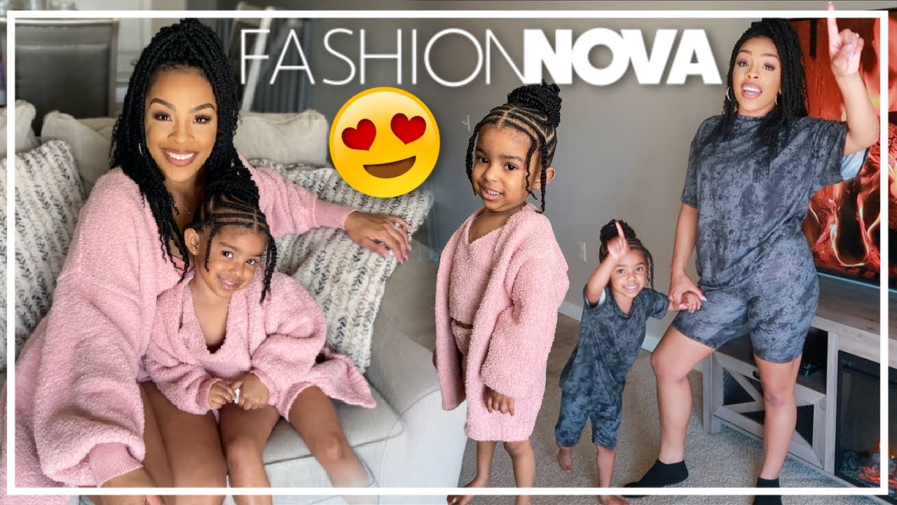 MOMMY AND ME FASHION NOVA HAUL! | CUTEST MOTHER AND DAUGHTER MATCHING OUTFITS