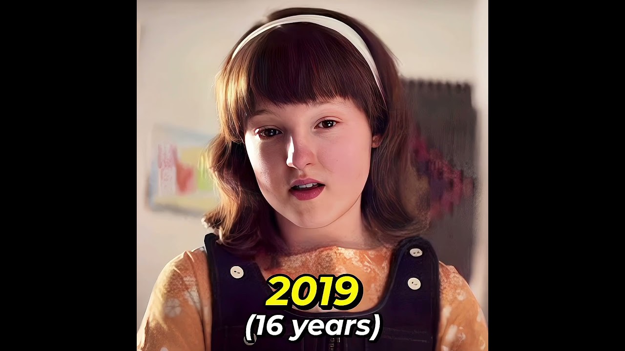 Bella Ramsey Evolution 🥰 #evolution #thelastofusseason2 #bellaramsey #pedropascal #thelastofus