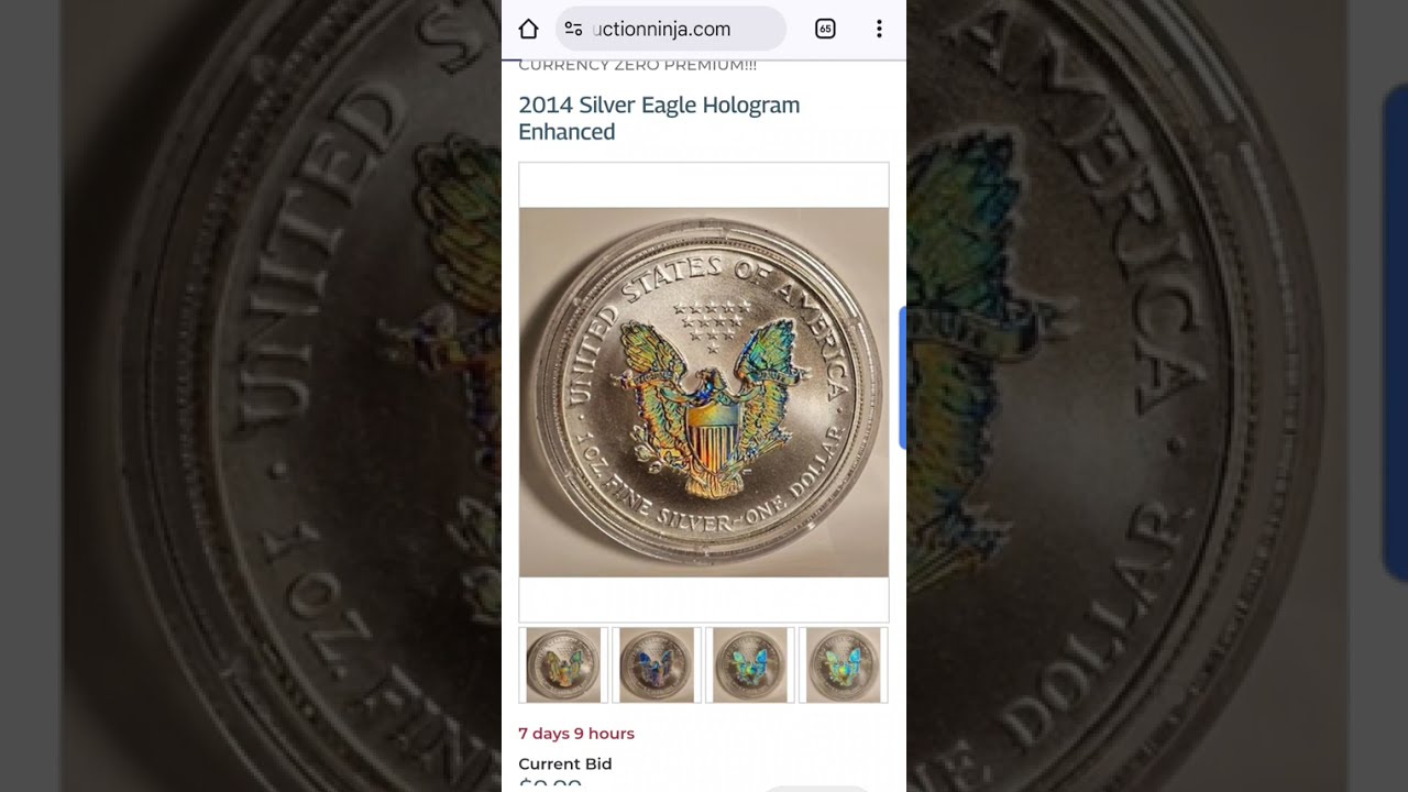 New Auction on Auction Ninja (link in comments) #coin #coincollecting #auction #silver #gold