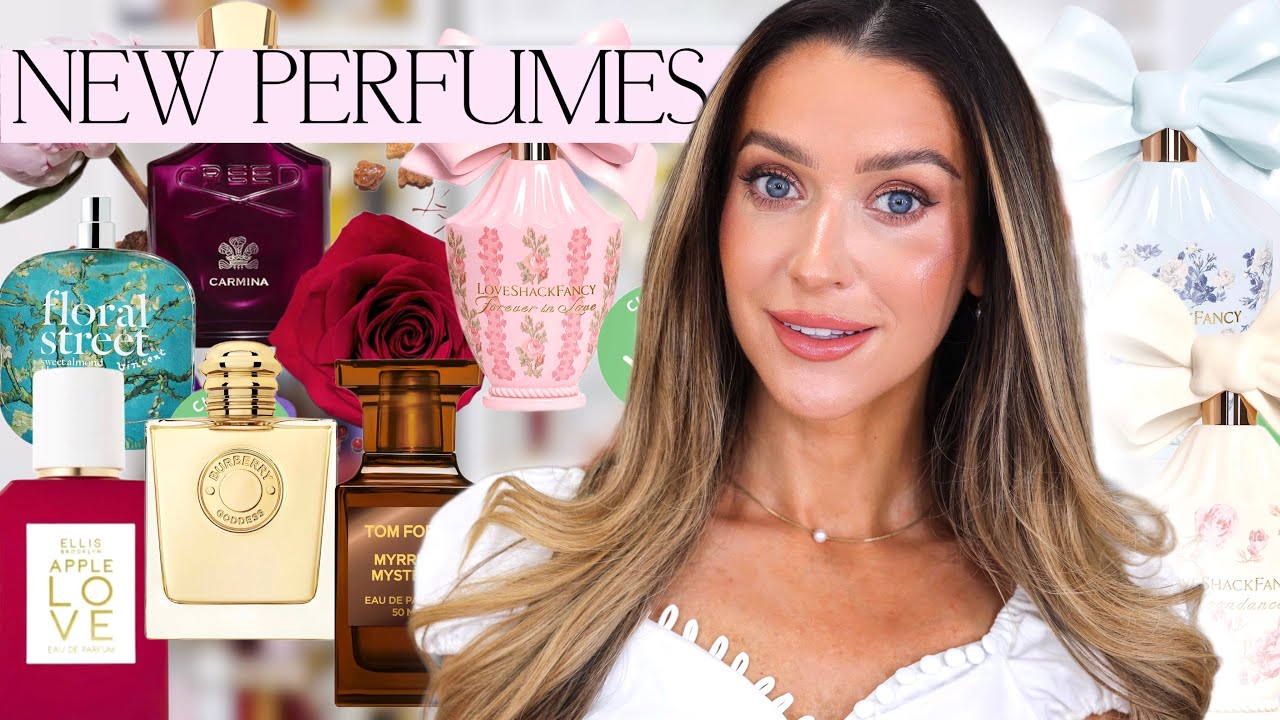 TESTING NEW PERFUMES! LOVESHACKFANCY, CREED CARMINA, BURBERRY GODDESS & MORE!