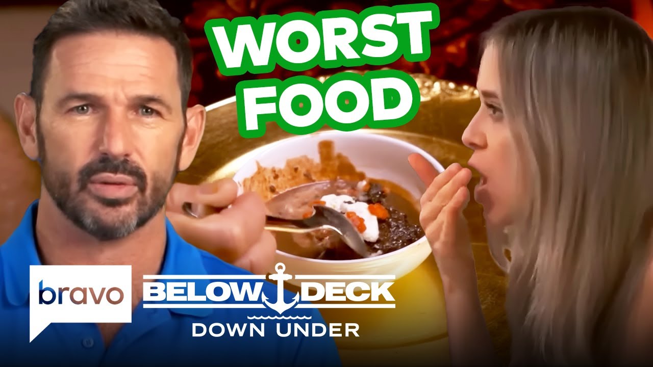 Every Time The Guests HATED the Food on Below Deck Down Under | (S3) | Bravo