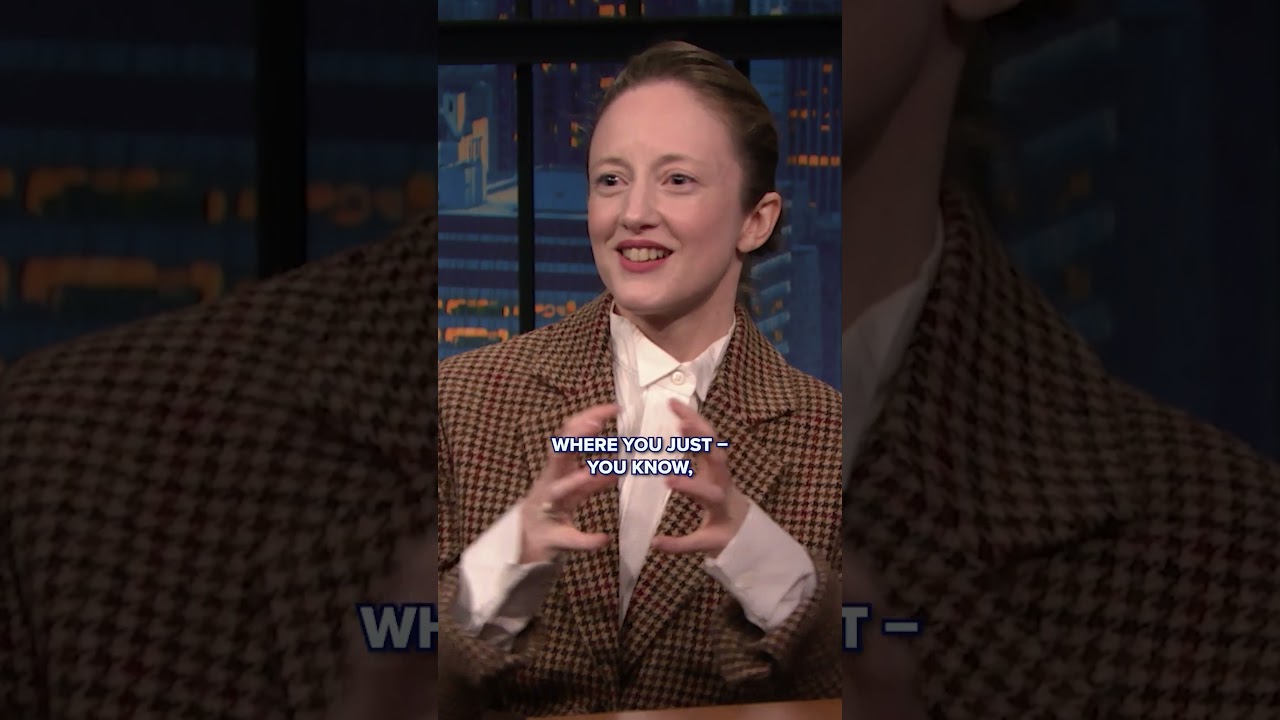 True love, as described by Andrea Riseborough. #sethmeyers
