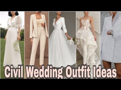 Civil Wedding Outfit Ideas /Minimal Wedding Dress@outfitideasmommyAzil