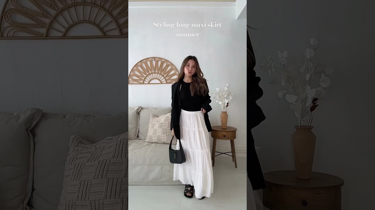 3 white maxi skirt outfit ideas 🤍 #outfit #outfitideas #outfitinspo #style #fashion #styleinspo