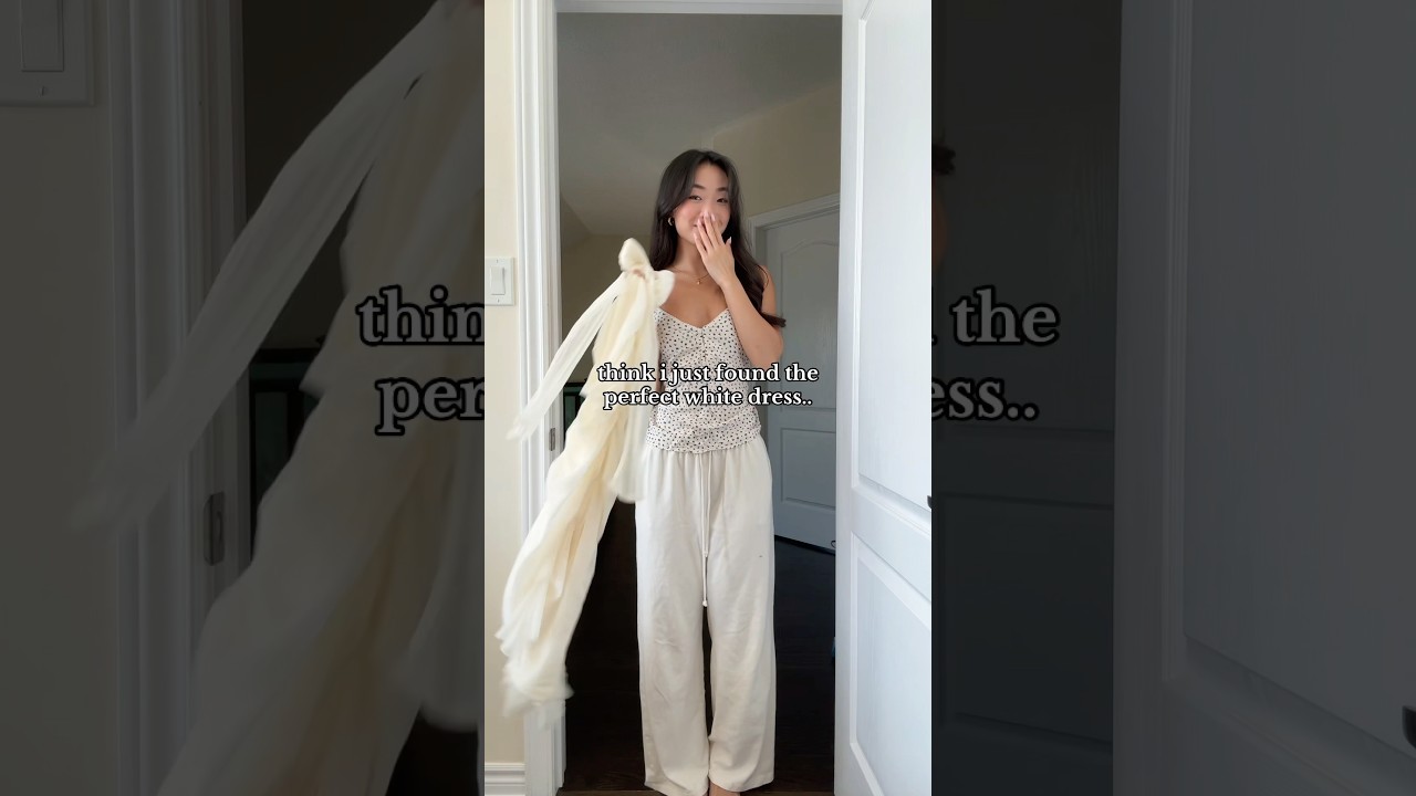 the perfect white dress