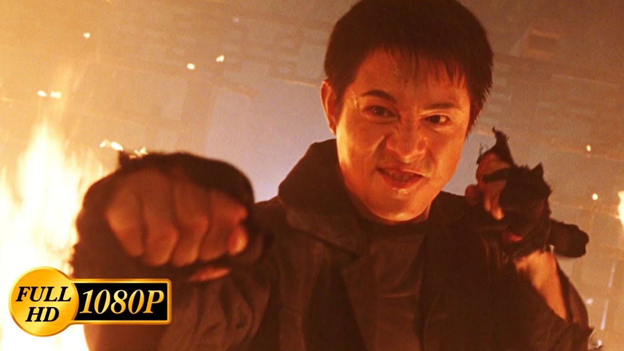 Jet Li kills his brother's murderer in combat / Romeo Must Die (2000)