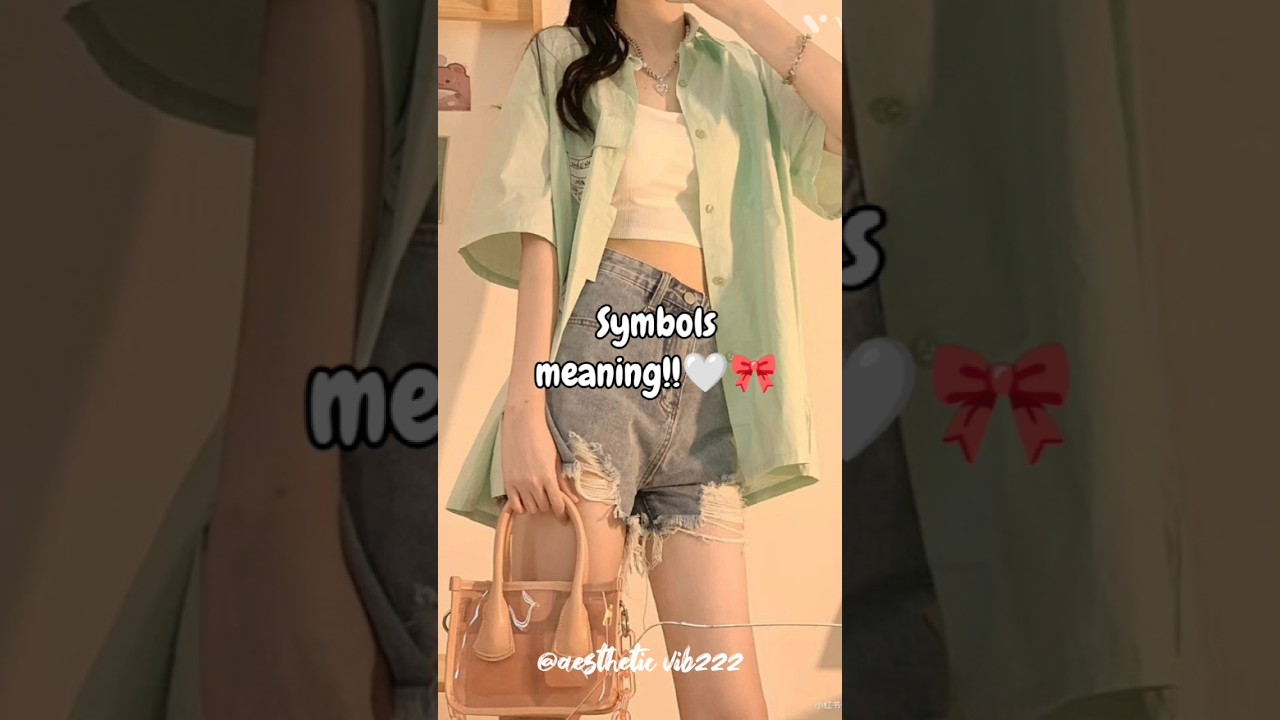 Symbols meaning!!🤍🎀 ~3 #shorts @peak.a_bu