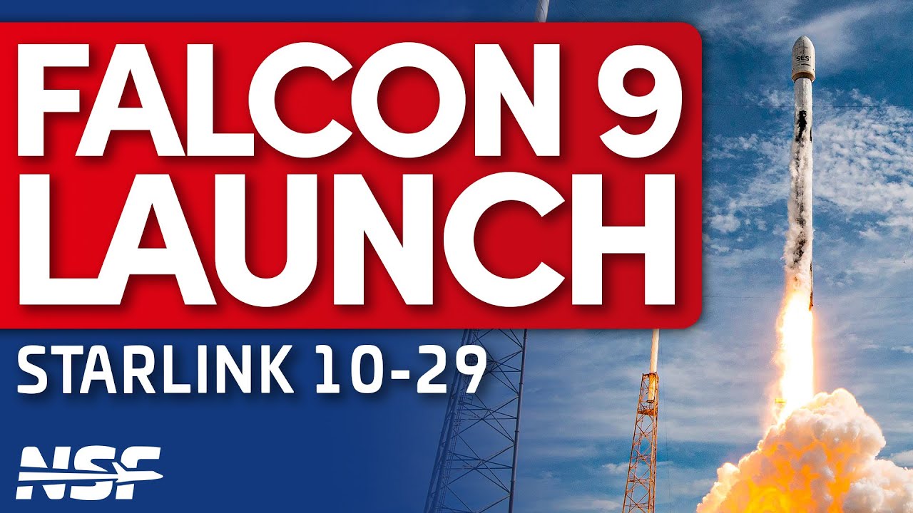 🚀 SpaceX Falcon 9 Launches Starlink 10-29 Mission