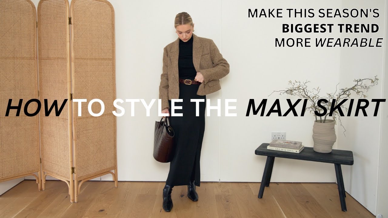 MAXI SKIRT OUTFIT IDEAS | 1 PIECE 5 WAYS
