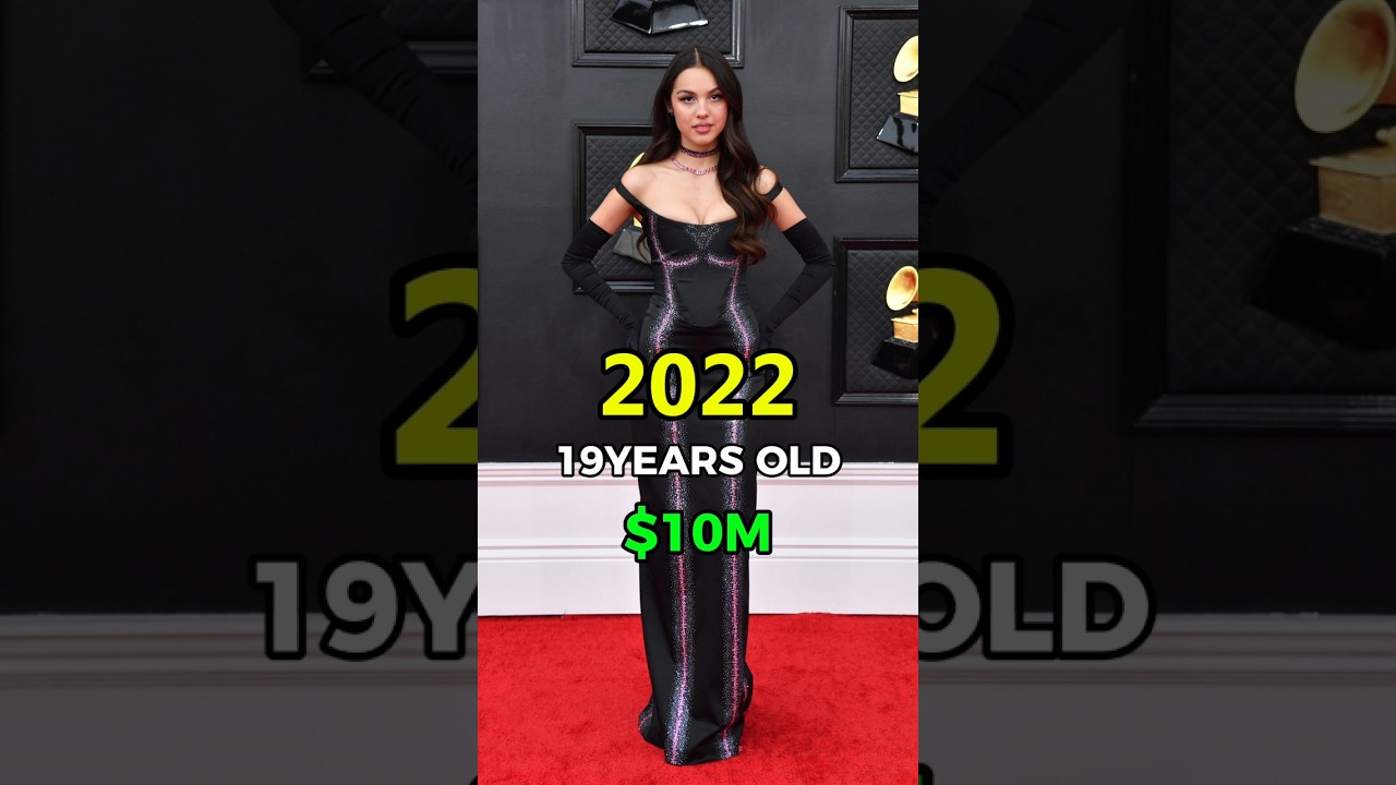 Olivia Rodrigo Networth Over the Years.😍🌸#oliviarodrigo #happier