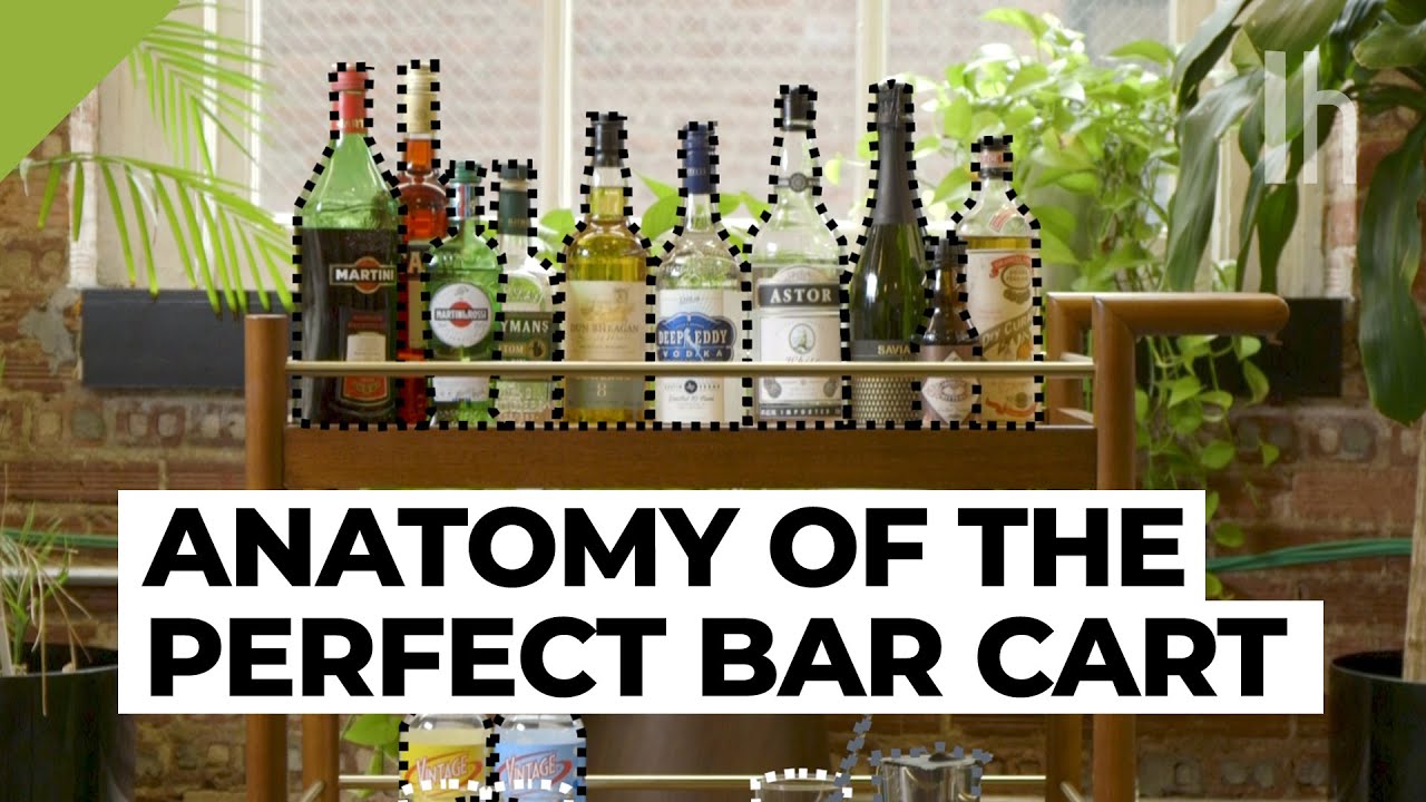 The Anatomy of the Perfect Bar Cart