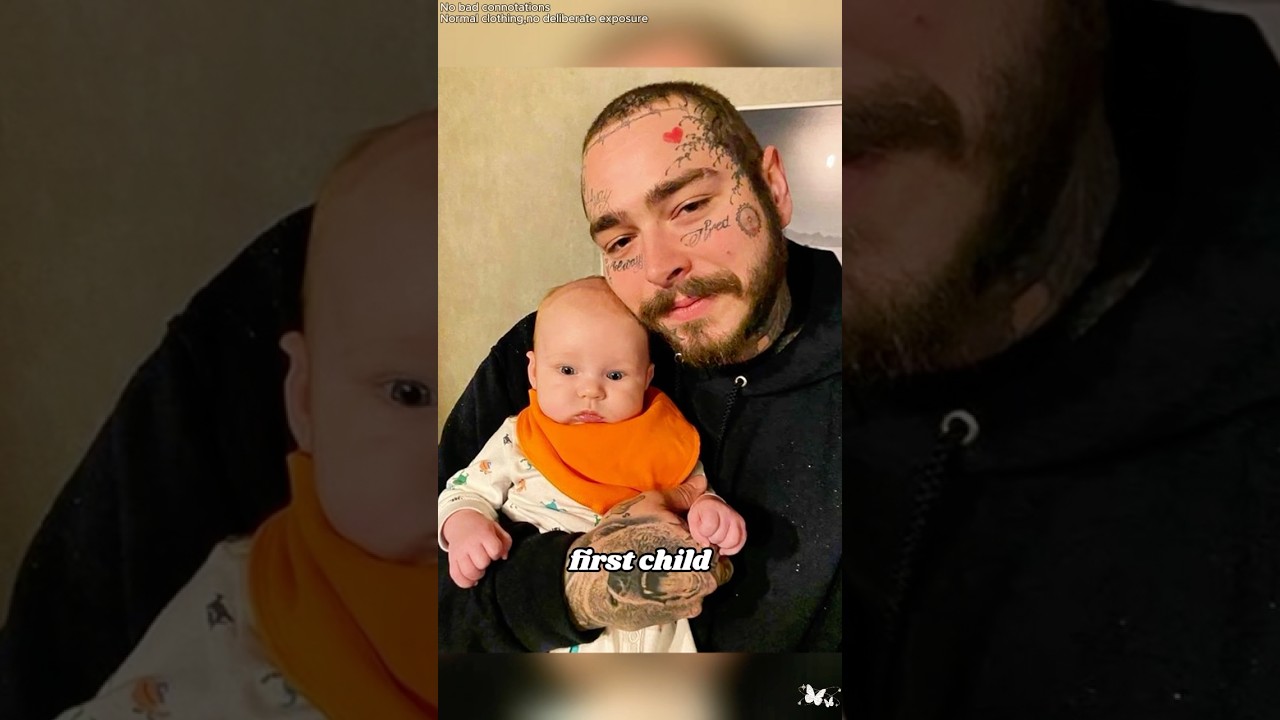 Why Post Malone left his daughters?#shorts #us #celebrity #PostMalone #girlfriend #singer #kid