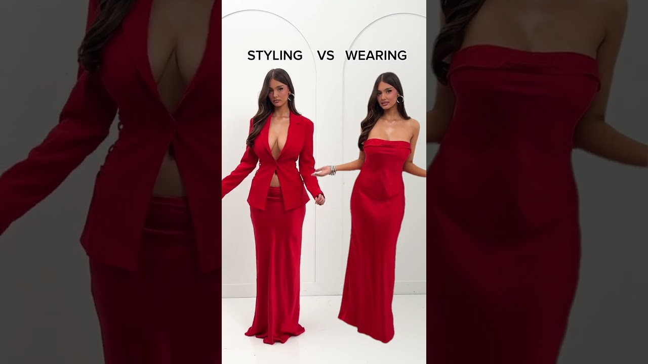 Same Red Dress (STYLING vs WEARING)🔥